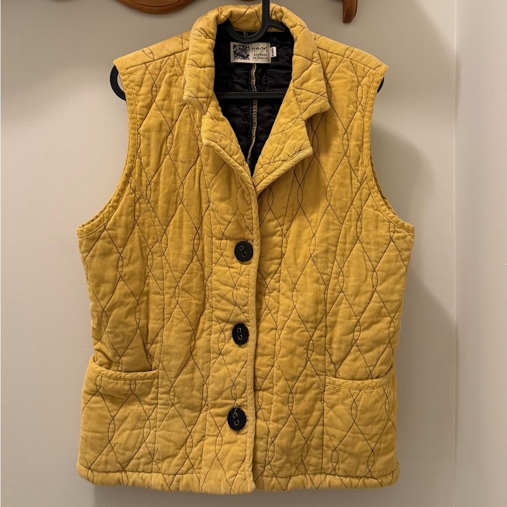 2 for $20. Habitat Mustard Corduroy Vest